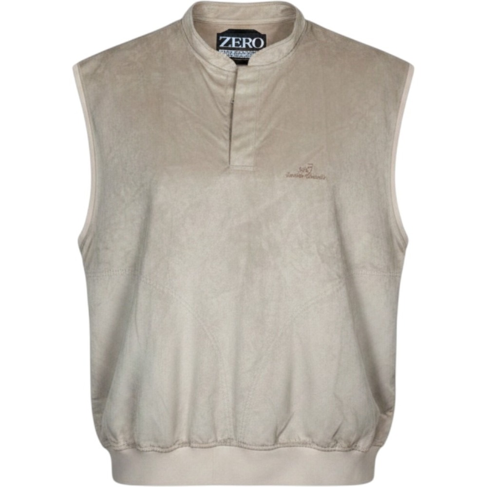 Zero Restriction Mens Golf Vest XL
Beige Micro Suede 1/4 Snap SBC Country Club